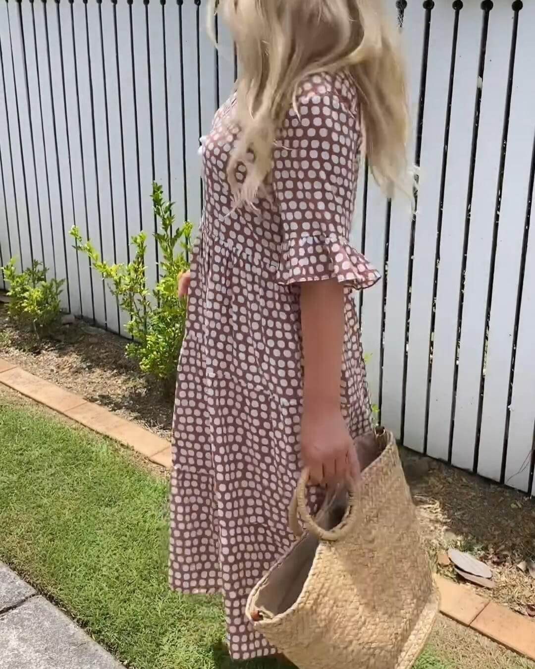 Tiered Polka Dot Dress