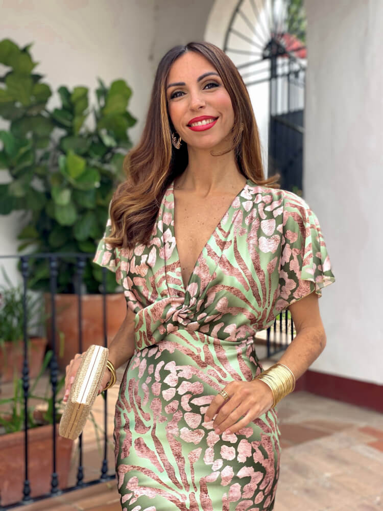 Twist Front Dress