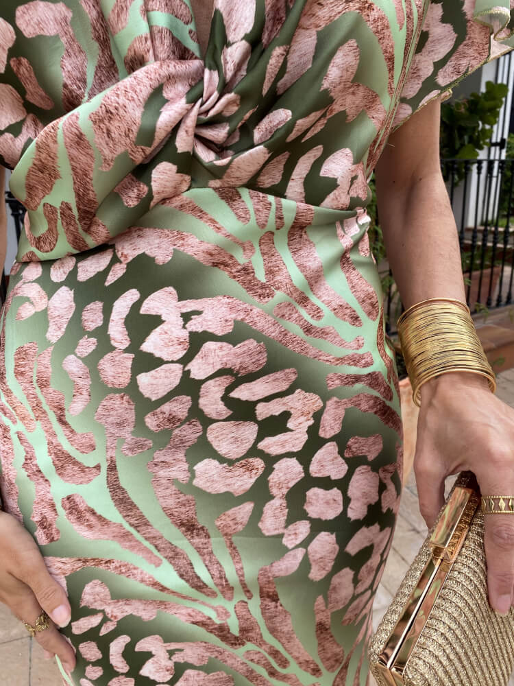 Twist Front Dress